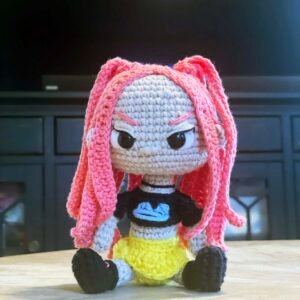 Mira K-Pop Demon Hunter – Handmade Chibi Doll