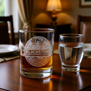 Blackstone Semiquincentennial Engraved 10oz Rocks Glass