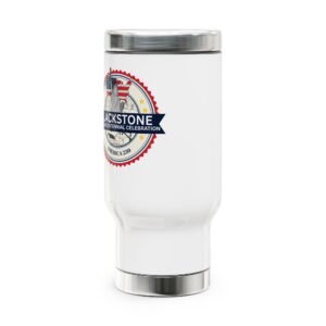 Blackstone Semiquincentennial Travel Mug - 14oz Stainless Steel Patriotic Tumbler with Handle