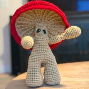 Sprout the Standing Red-Capped Mushroom